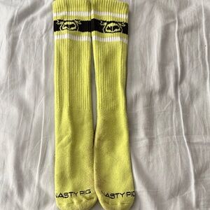 Nasty pig acid green socks